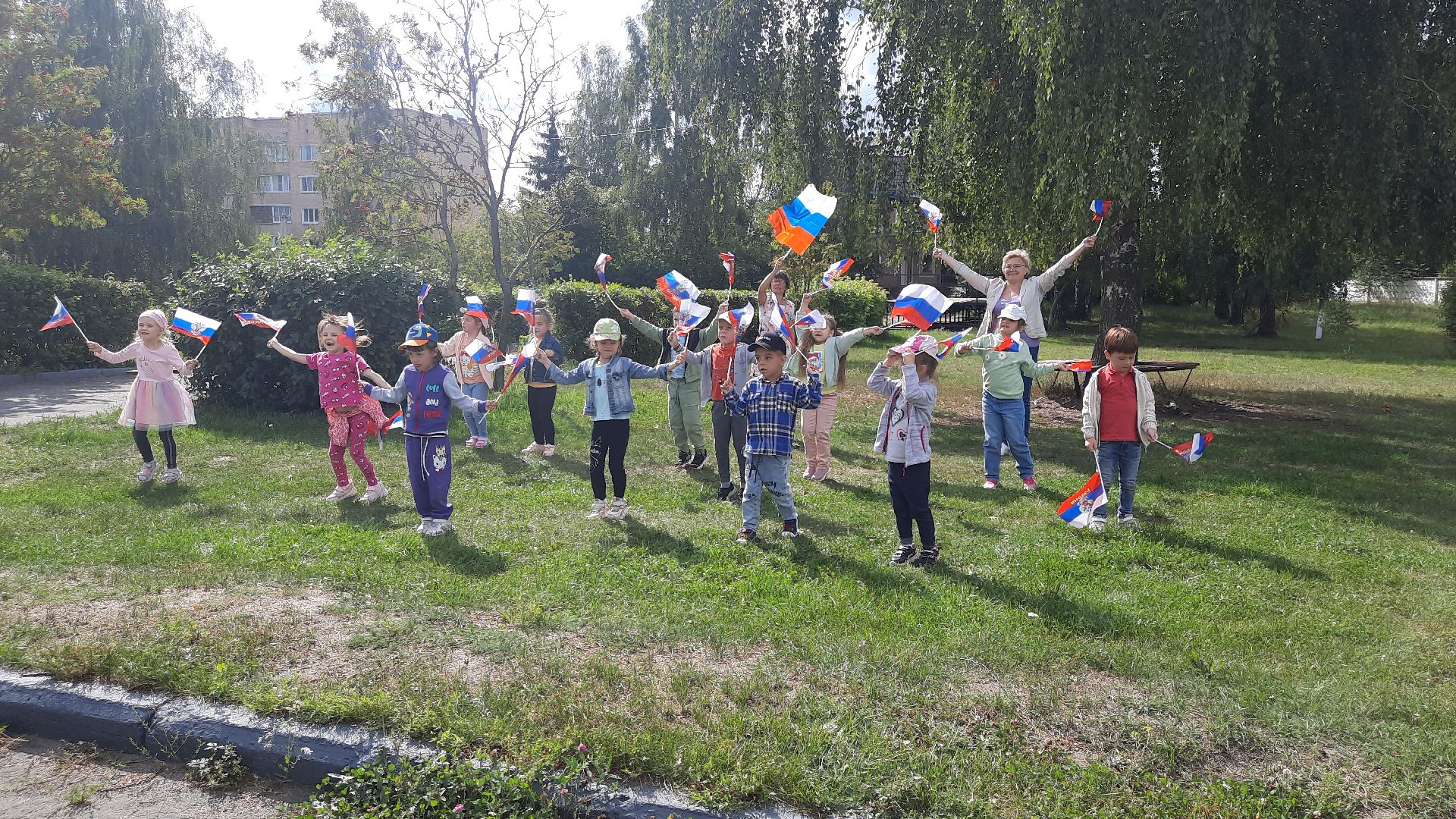 Шатура, Петровское, Российский флаг, #триколор