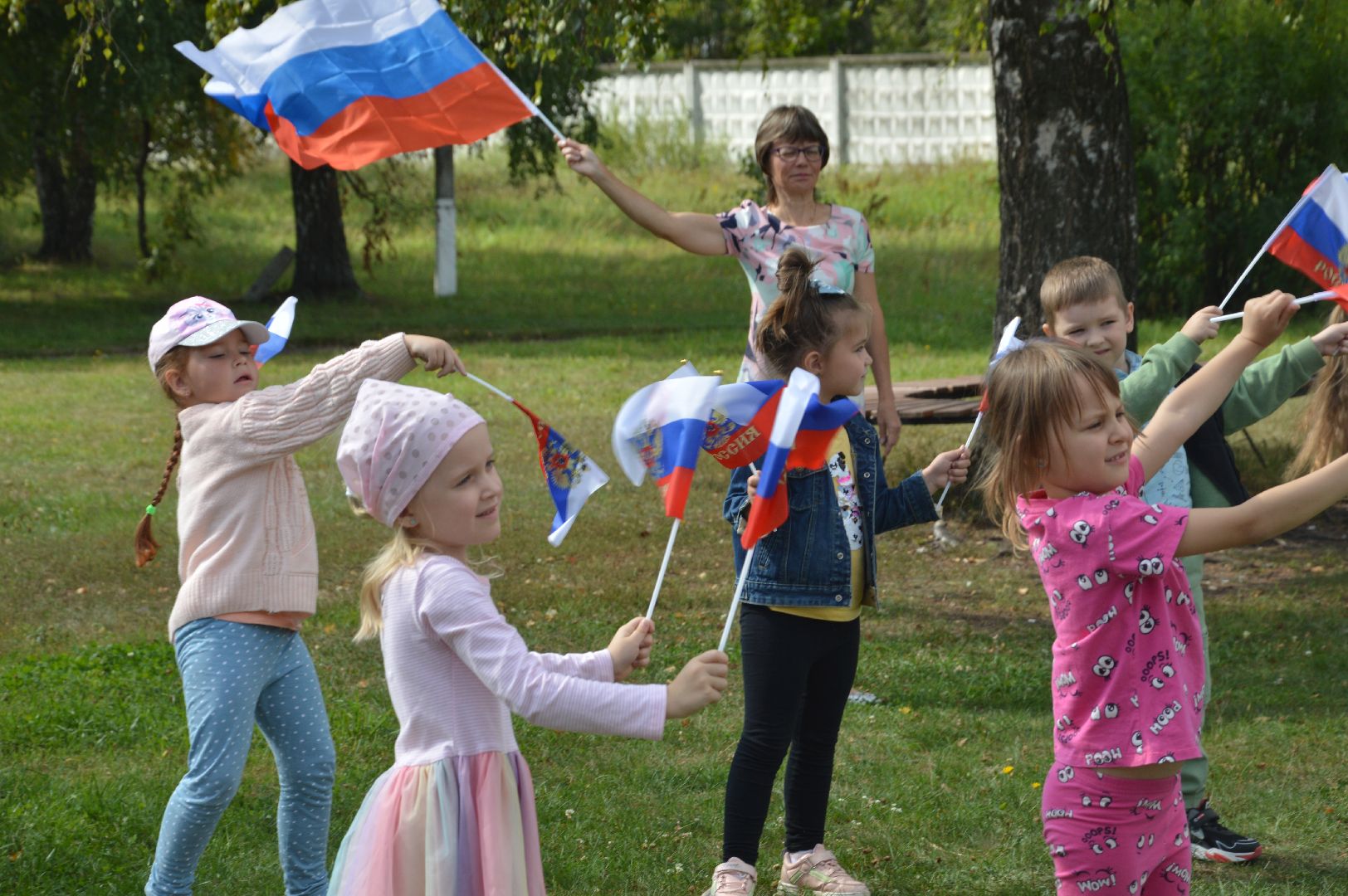 Шатура, Петровское, Российский флаг, #триколор