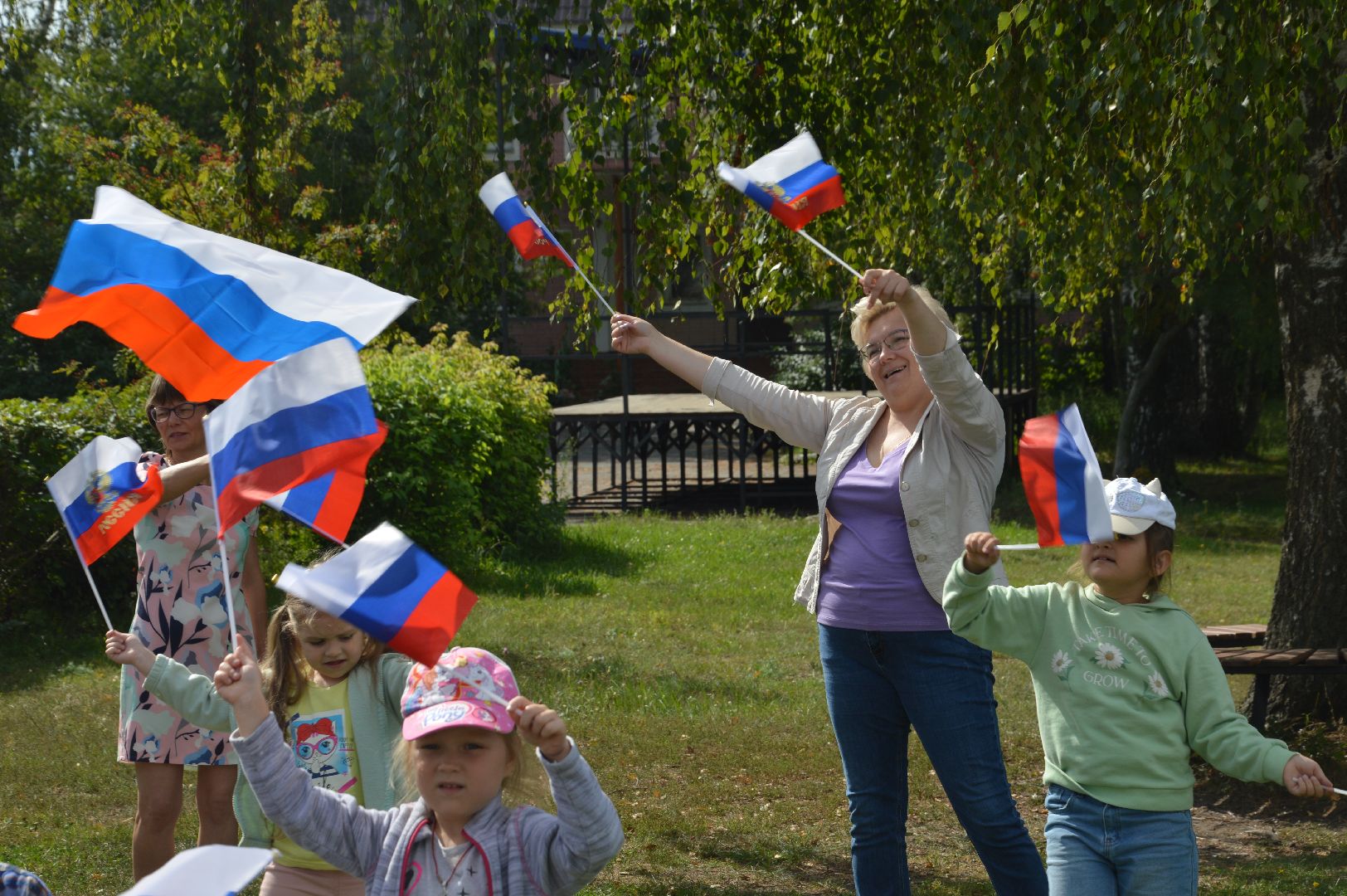 Шатура, Петровское, Российский флаг, #триколор