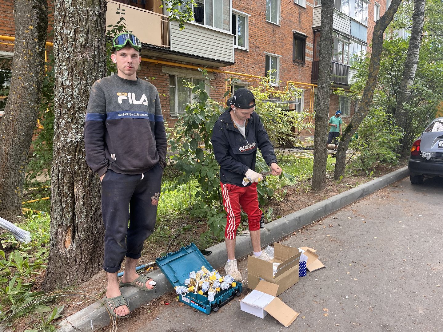 Шаховская, газ, замена газовых труб