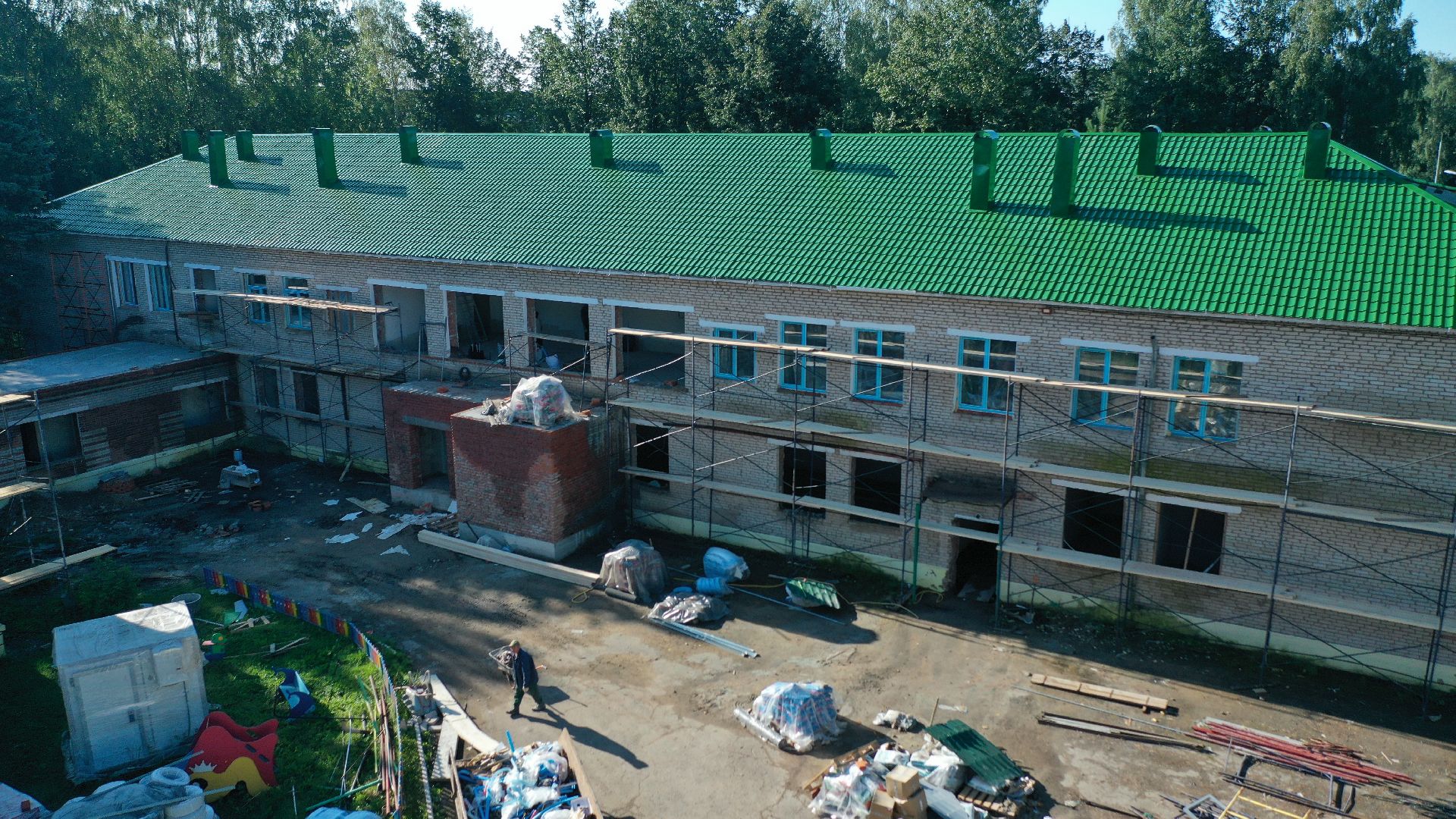 садик,видео с коптера,