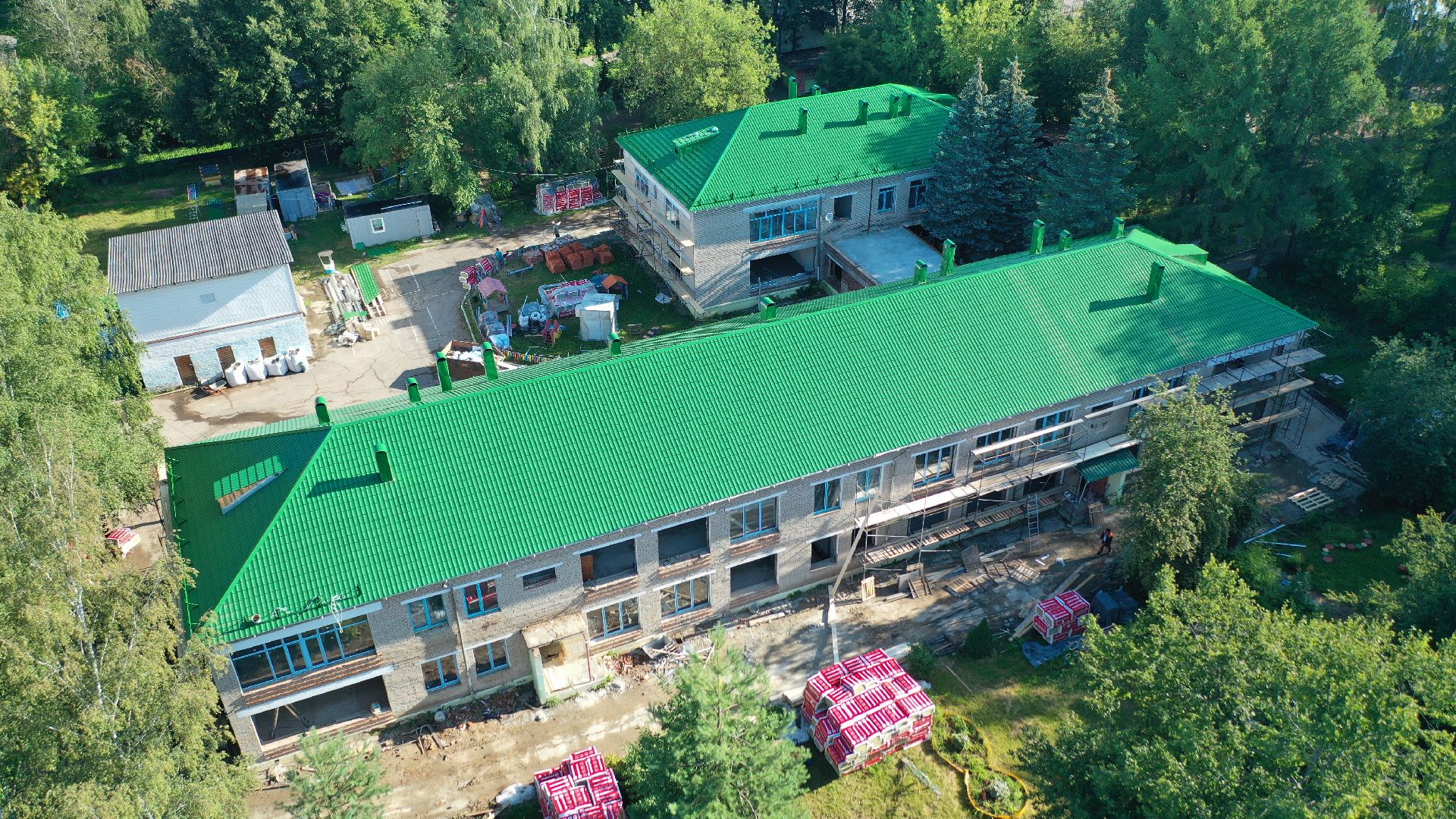 садик,видео с коптера,