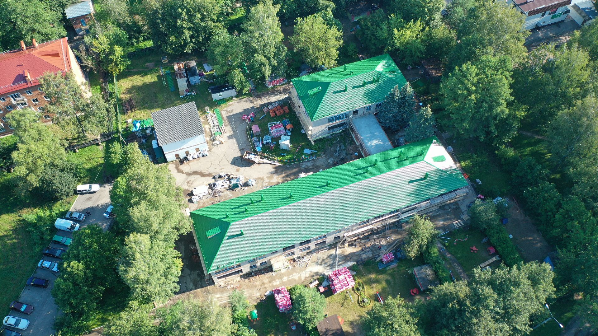 садик,видео с коптера,