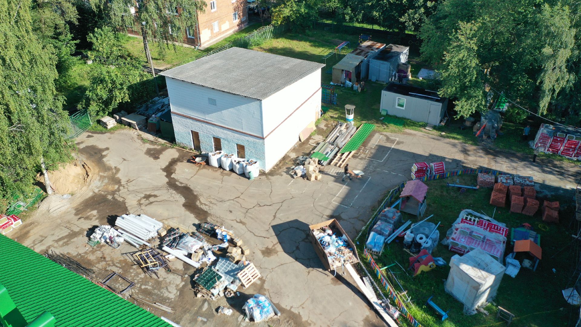 садик,видео с коптера,