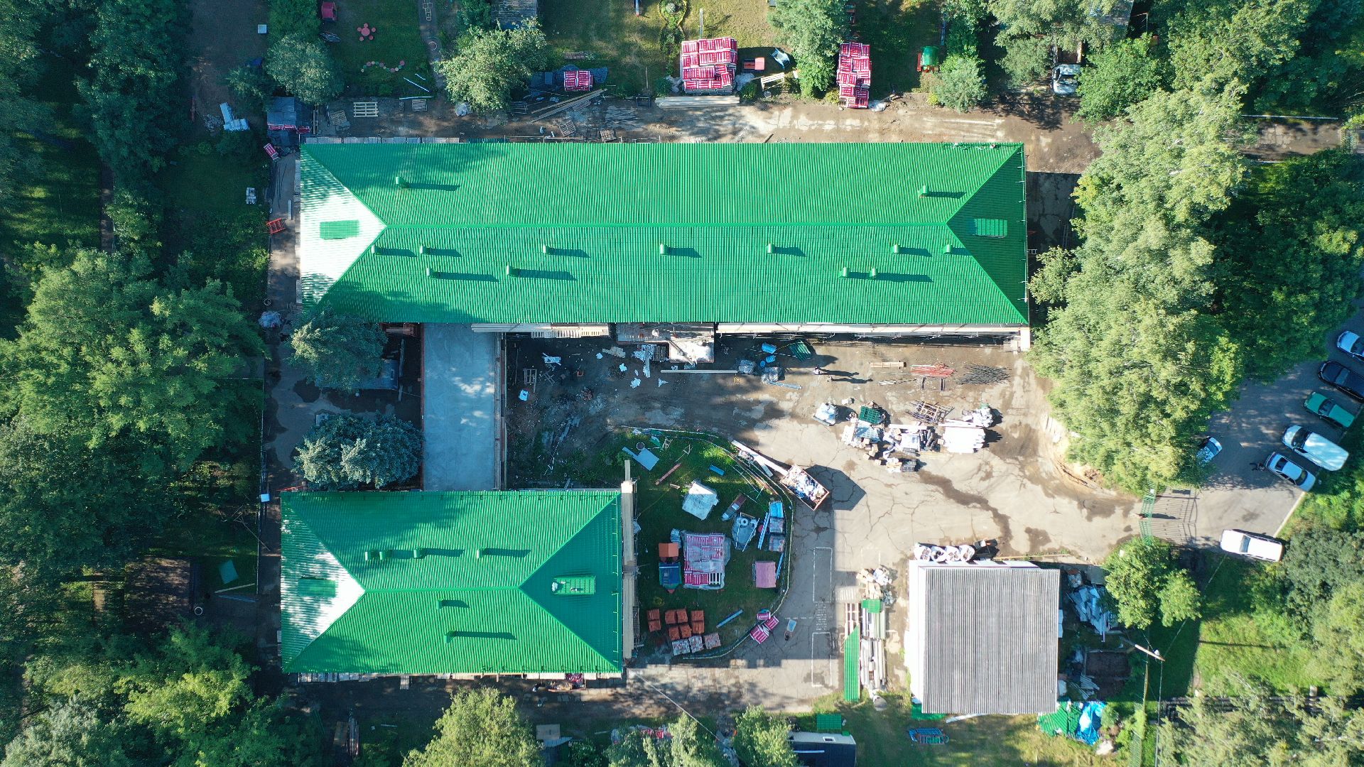 садик,видео с коптера,