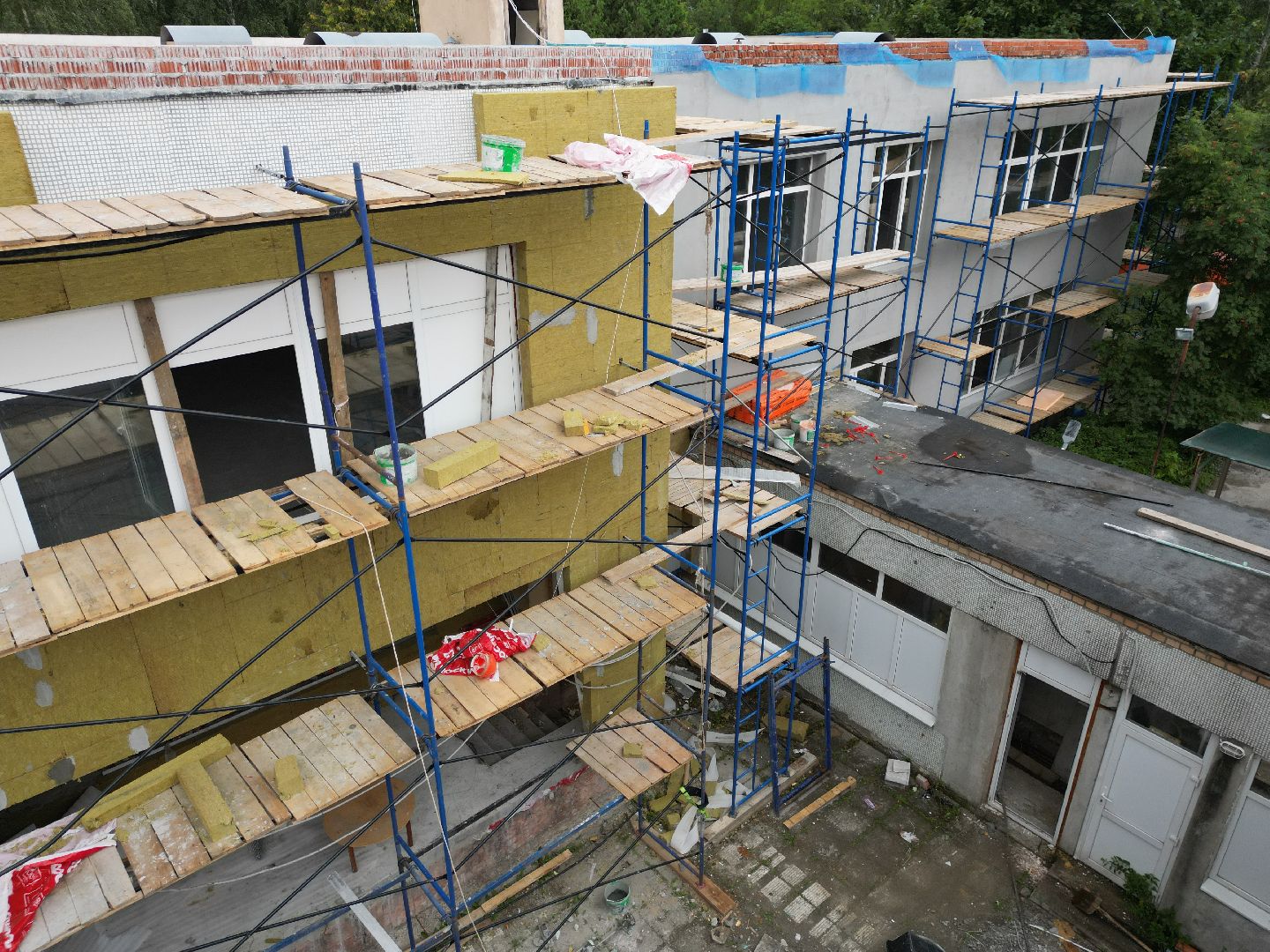 садик, лосино-петровский, ремонт,видео с коптера,