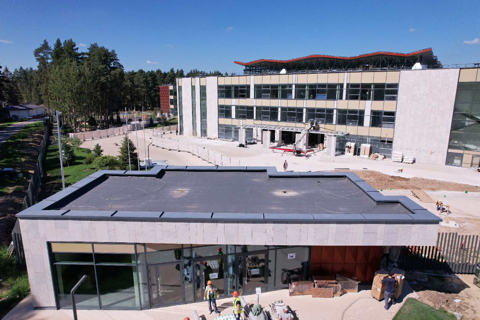 лицей, истра,видео с коптера,