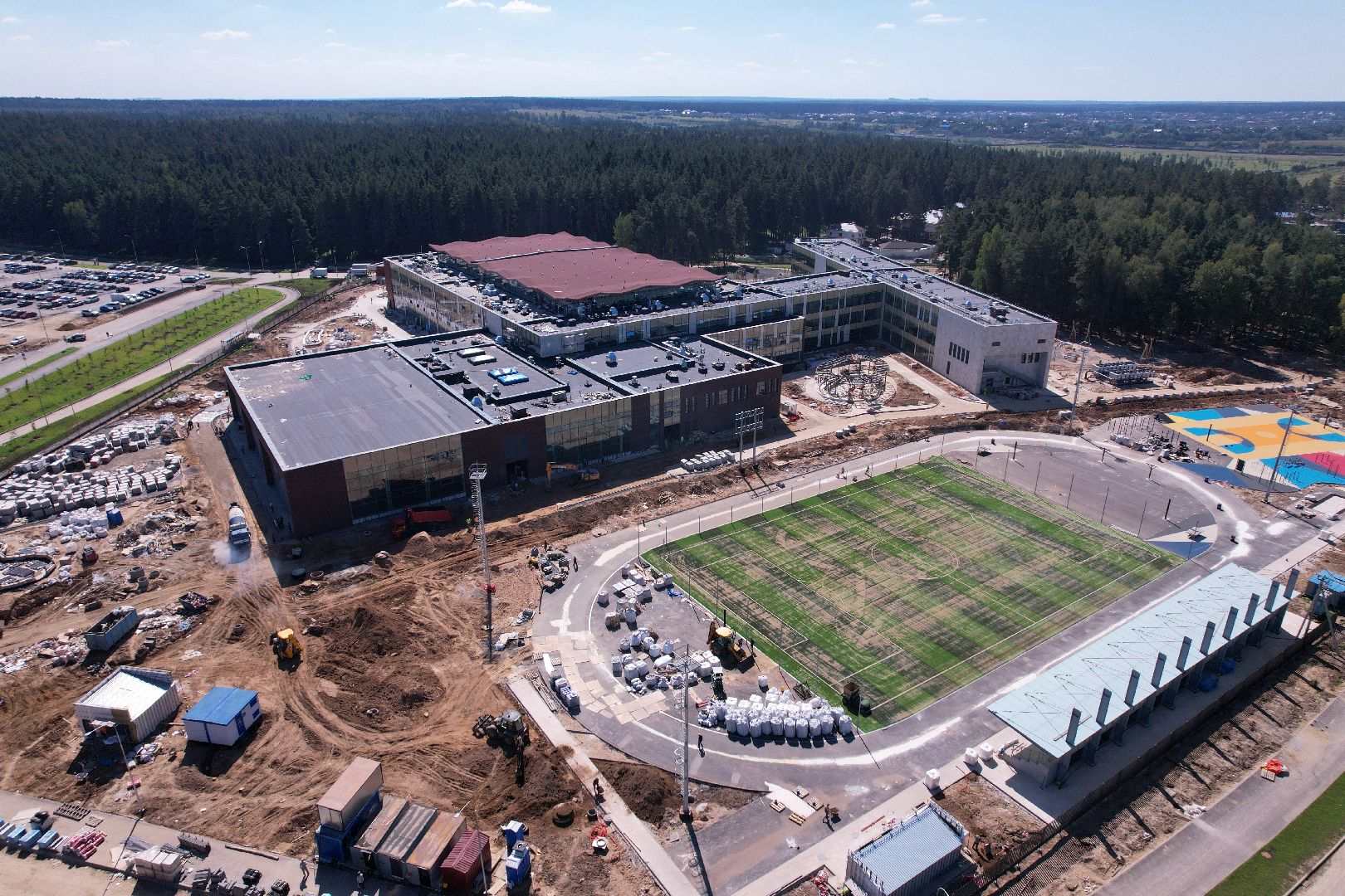 лицей, истра,видео с коптера,