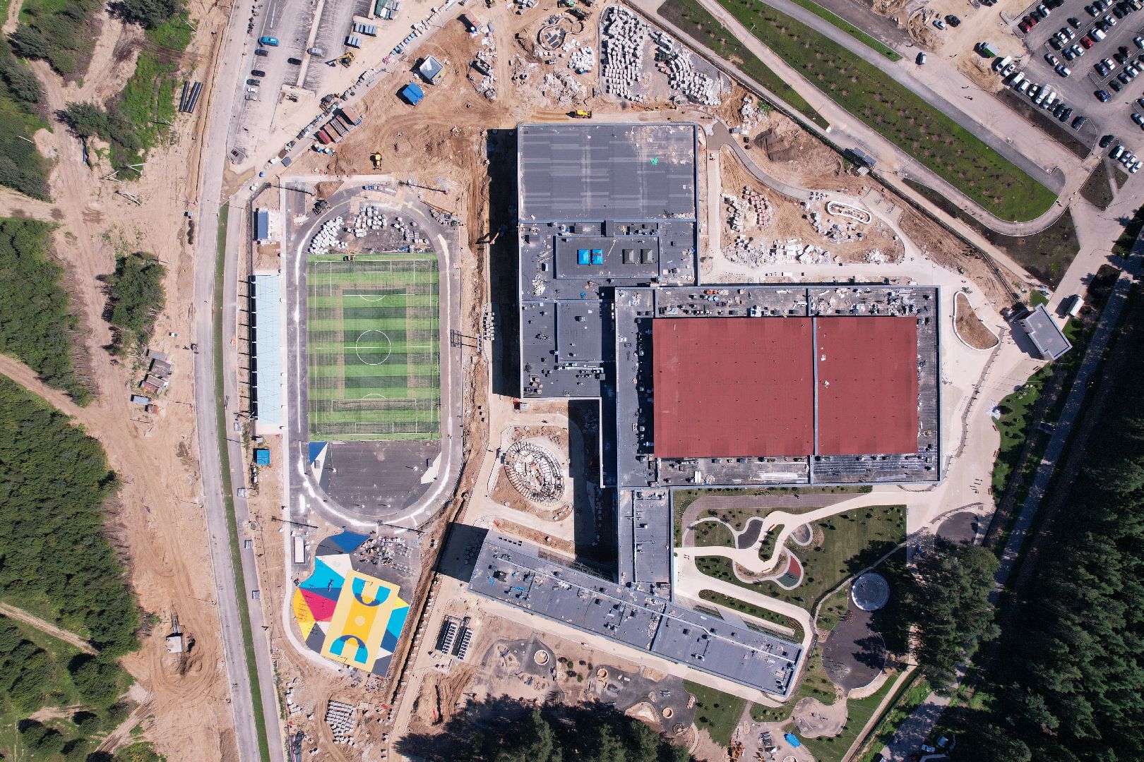 лицей, истра,видео с коптера,