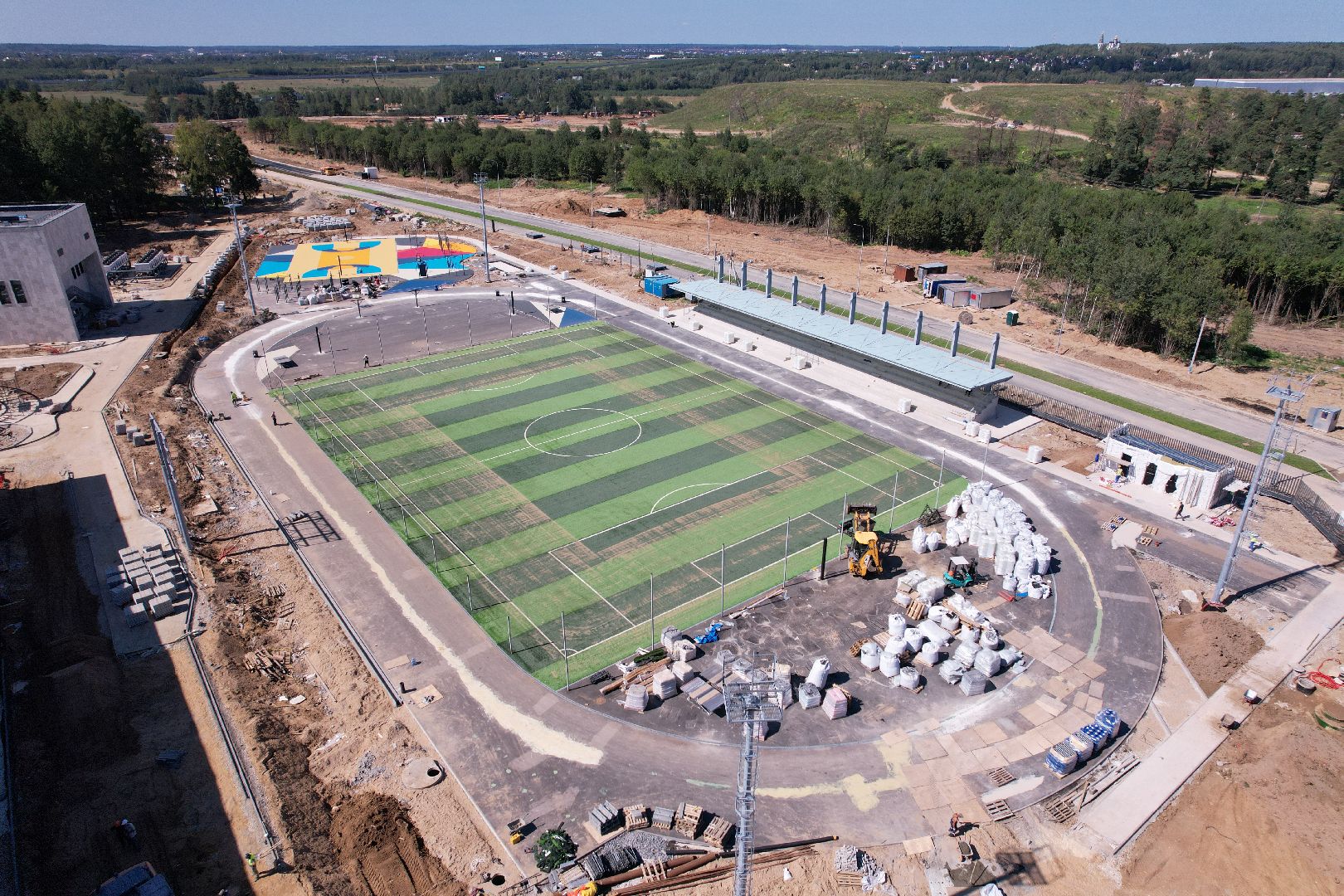 лицей, истра,видео с коптера,