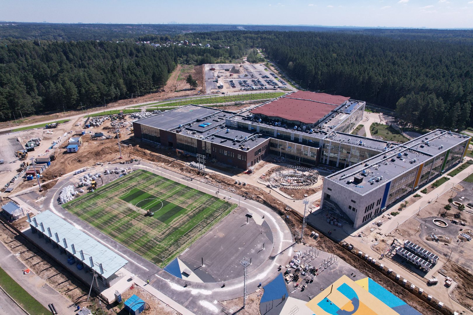 лицей, истра,видео с коптера,