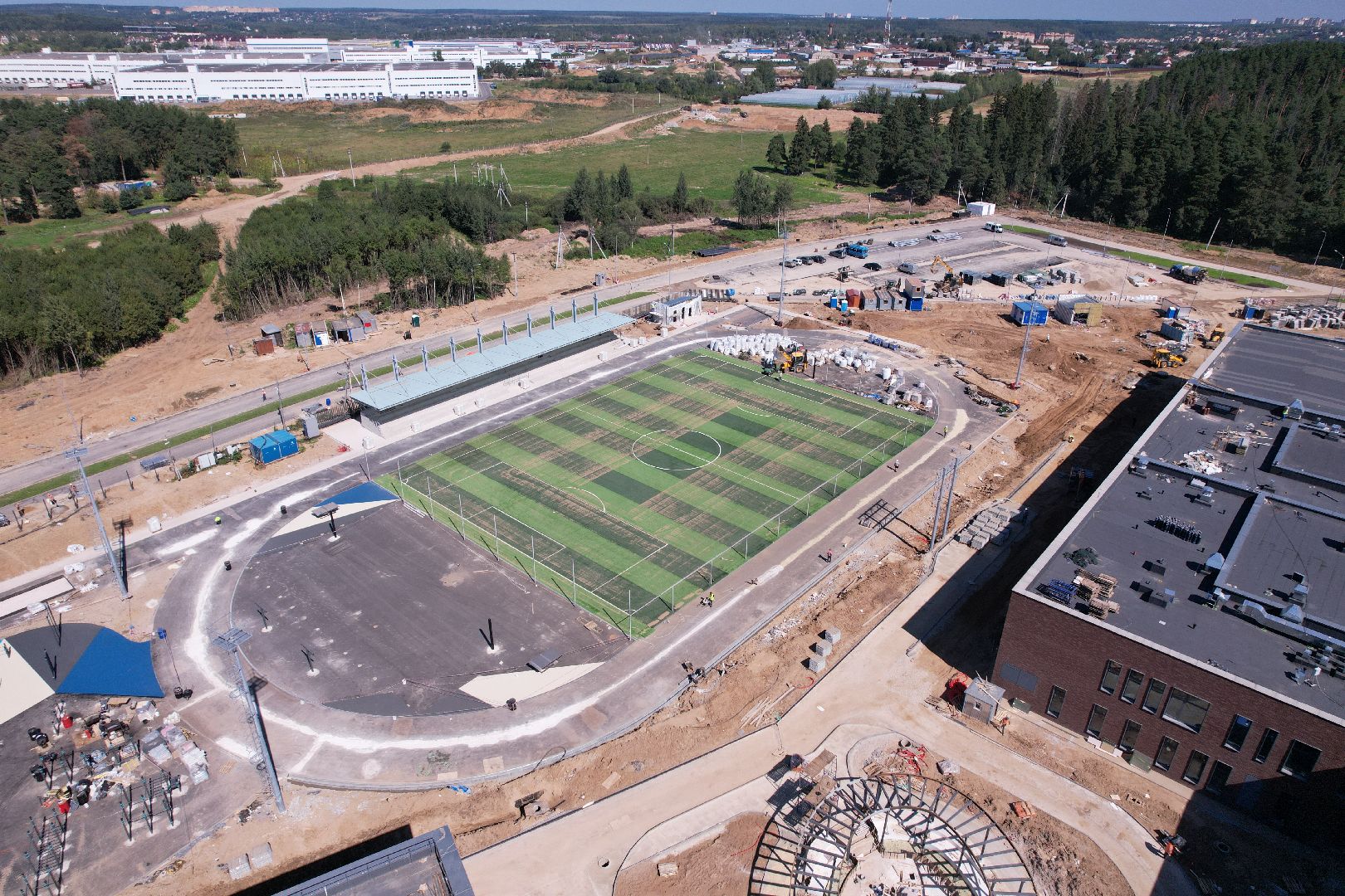 лицей, истра,видео с коптера,