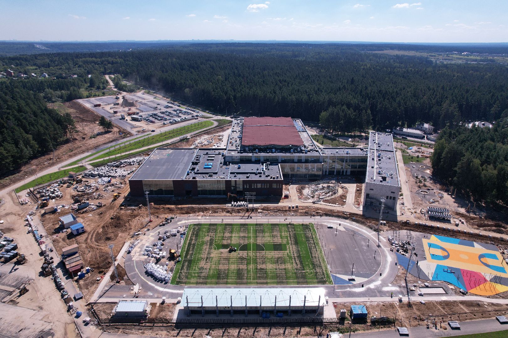 лицей, истра,видео с коптера,