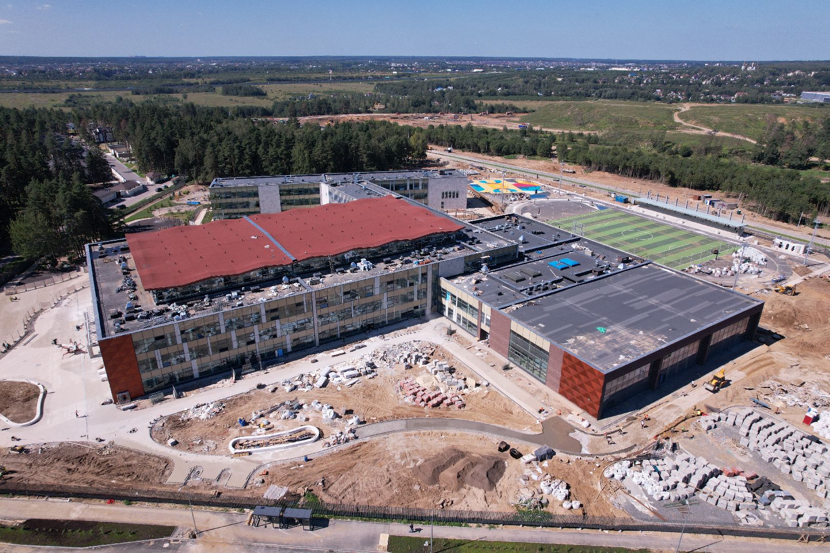 лицей, истра,видео с коптера,