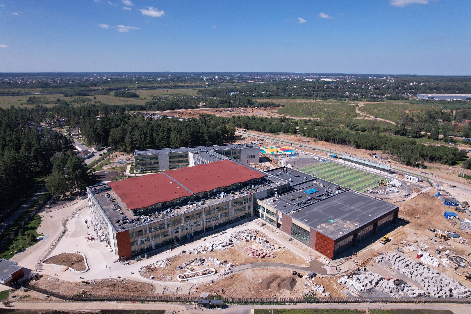 лицей, истра,видео с коптера,