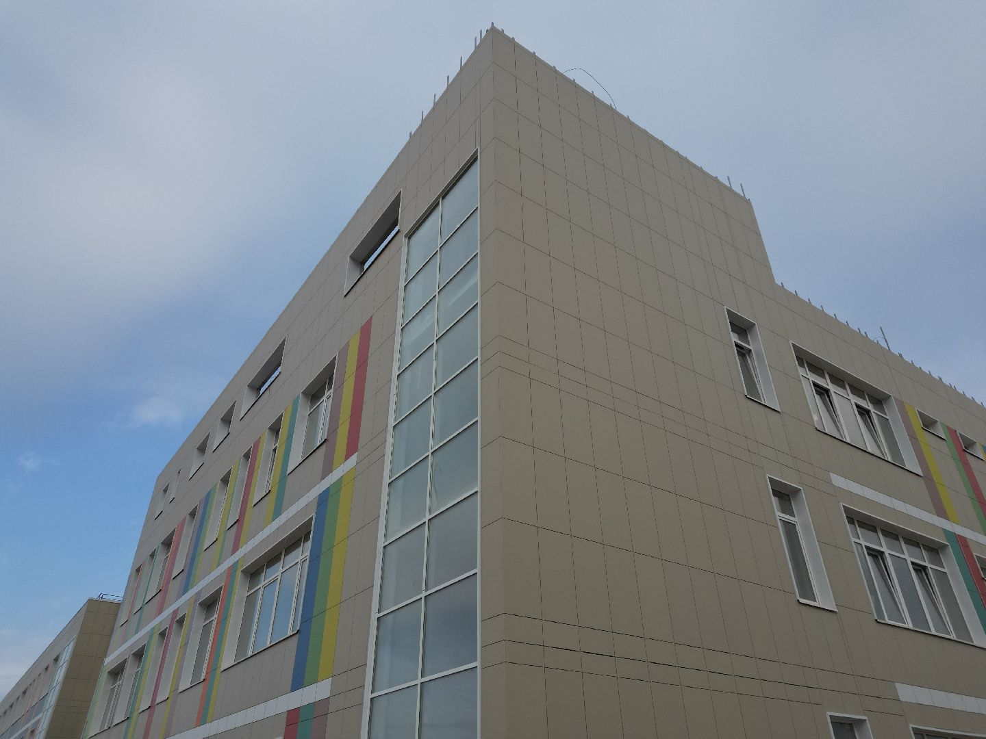 Школа, Дмитров,видео с коптера,