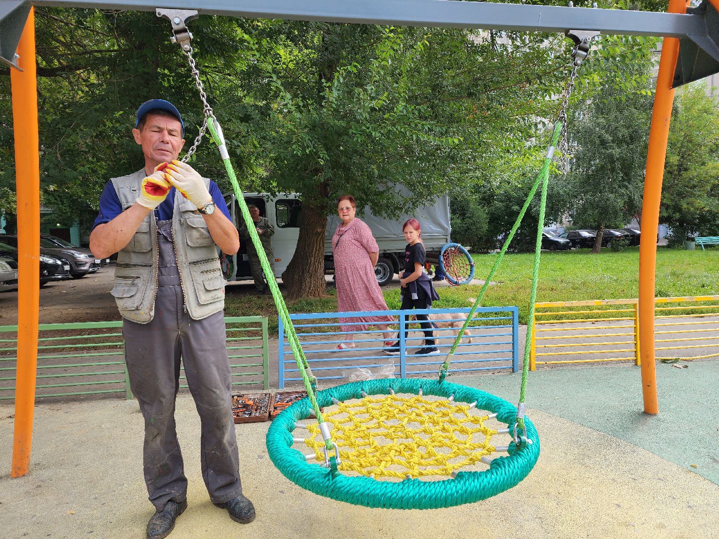 детская игровая площадка, Воскресенск, добродел, дети, благоустройство дворов, ремонт,