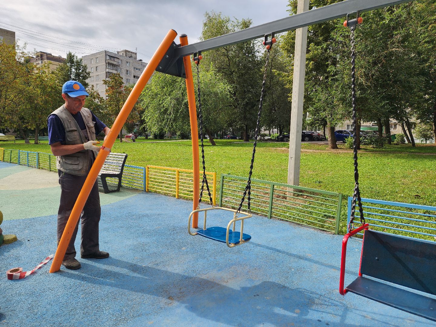 детская игровая площадка, Воскресенск, добродел, дети, благоустройство дворов, ремонт,