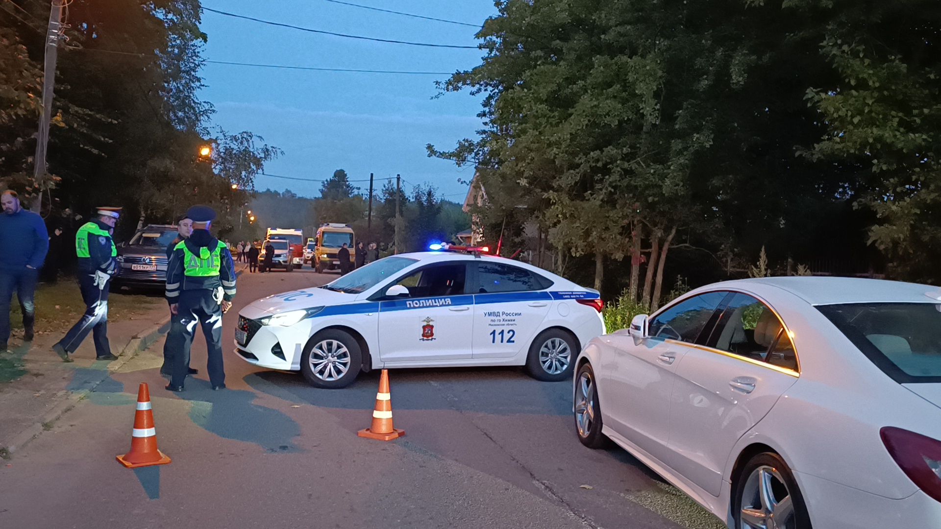 Химки, ЧП, беспилотник