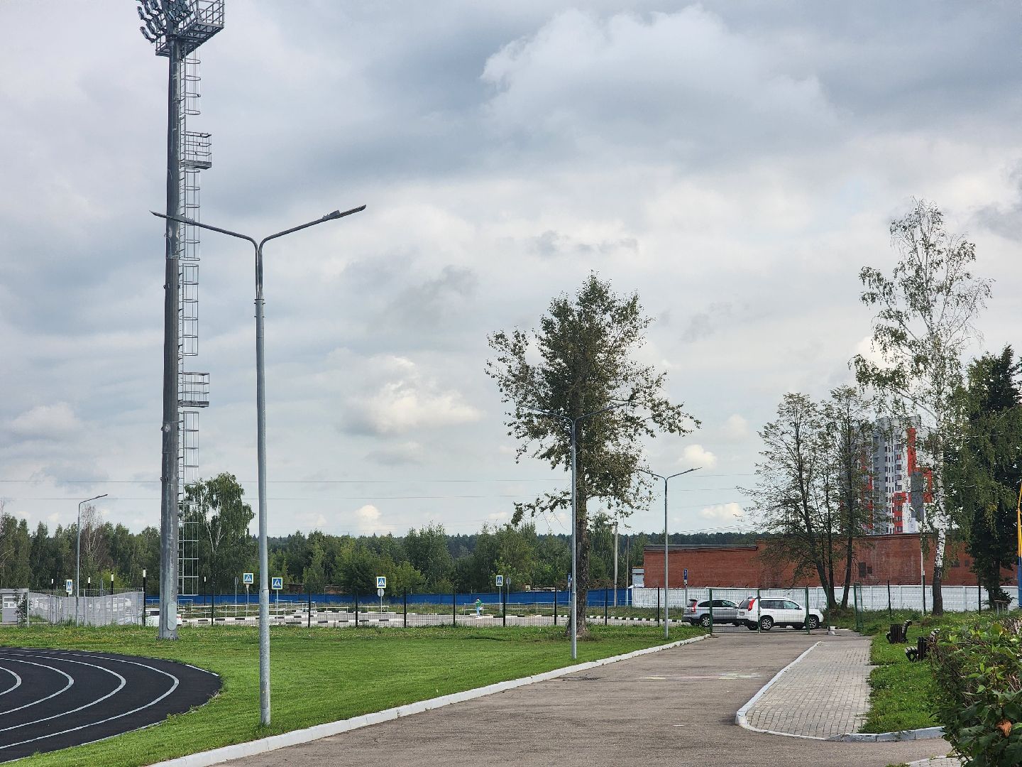 ивантеевка, пушкино, стадион, школа, спорт, освещение,