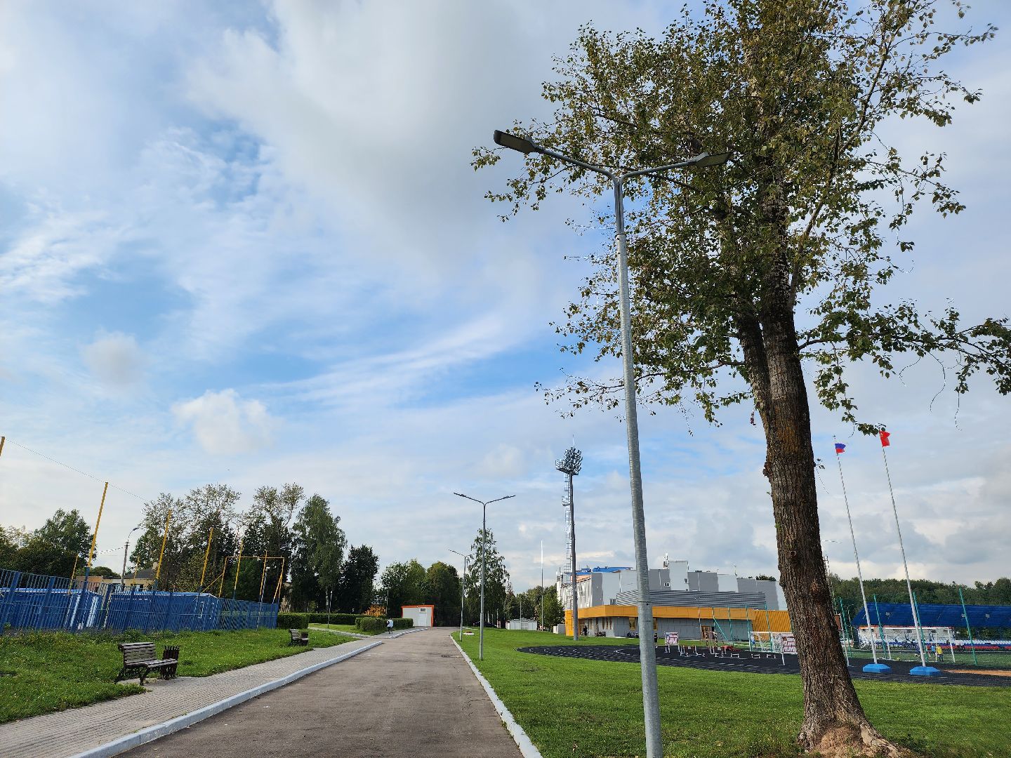 ивантеевка, пушкино, стадион, школа, спорт, освещение,