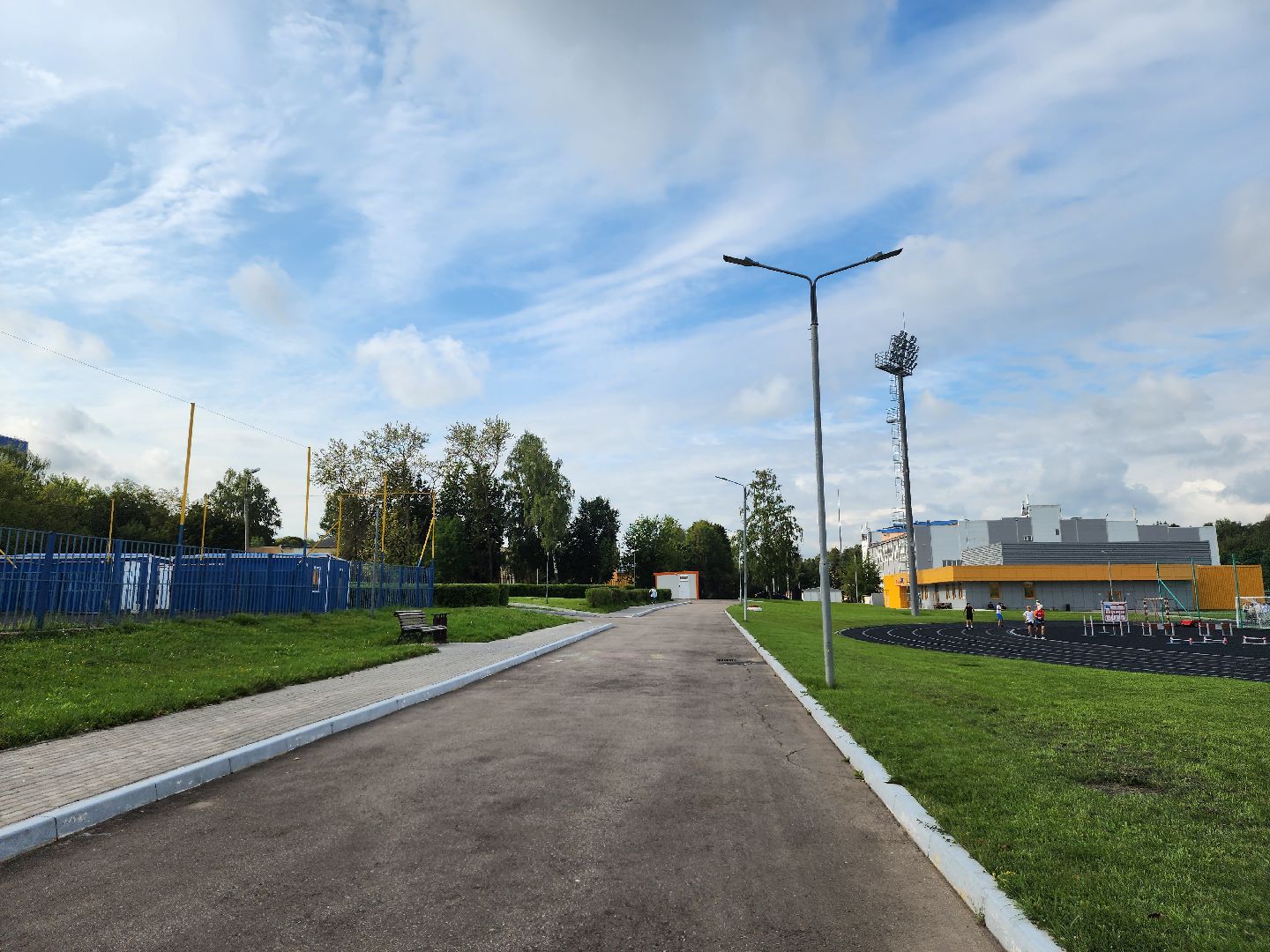 ивантеевка, пушкино, стадион, школа, спорт, освещение,