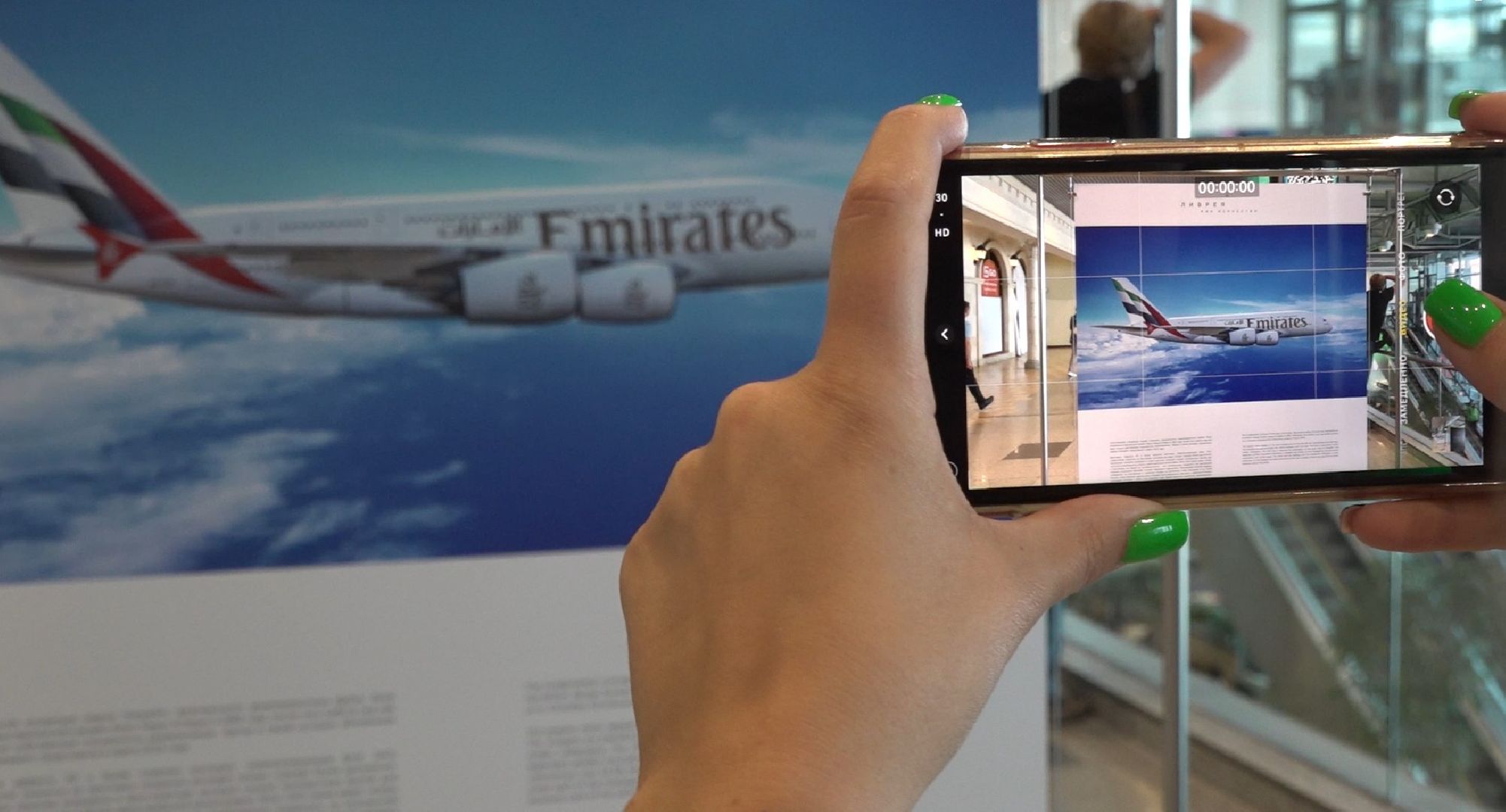 Ливрея самолёта, аэропорт Домодедово