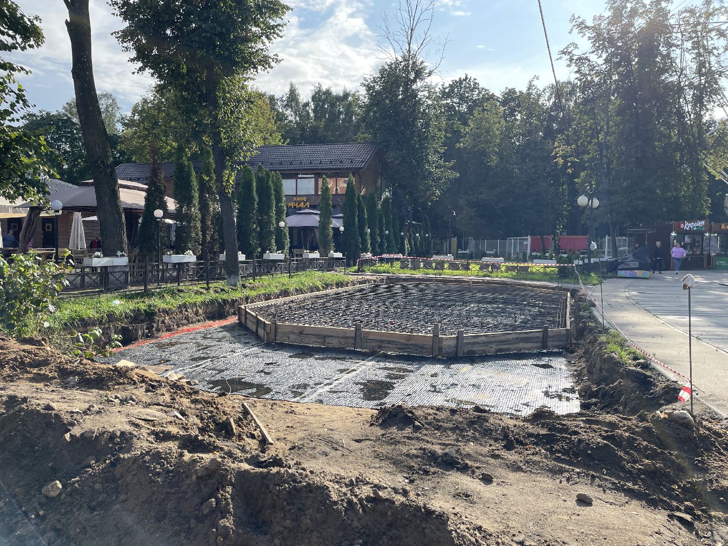 Парк, ремонт, строительство, зоны отдыха