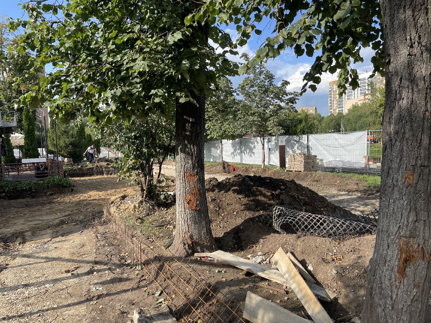 Парк, ремонт, строительство, зоны отдыха