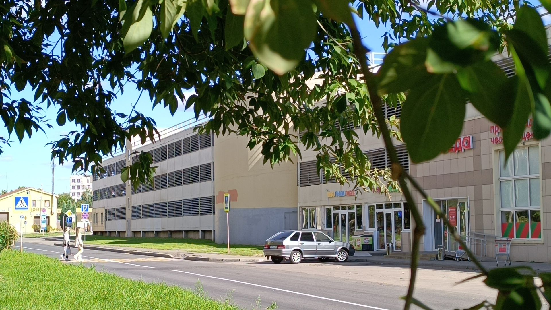 Лобня, дорога, разметка