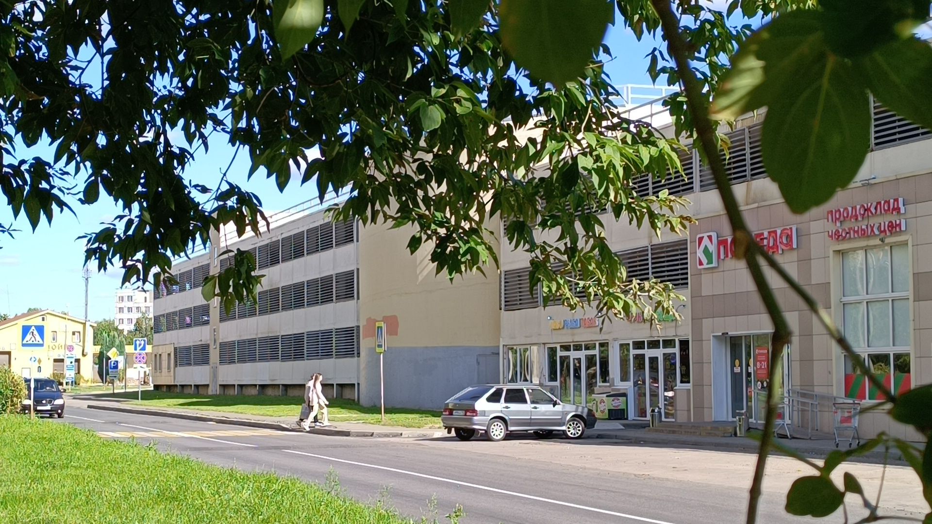 Лобня, дорога, разметка