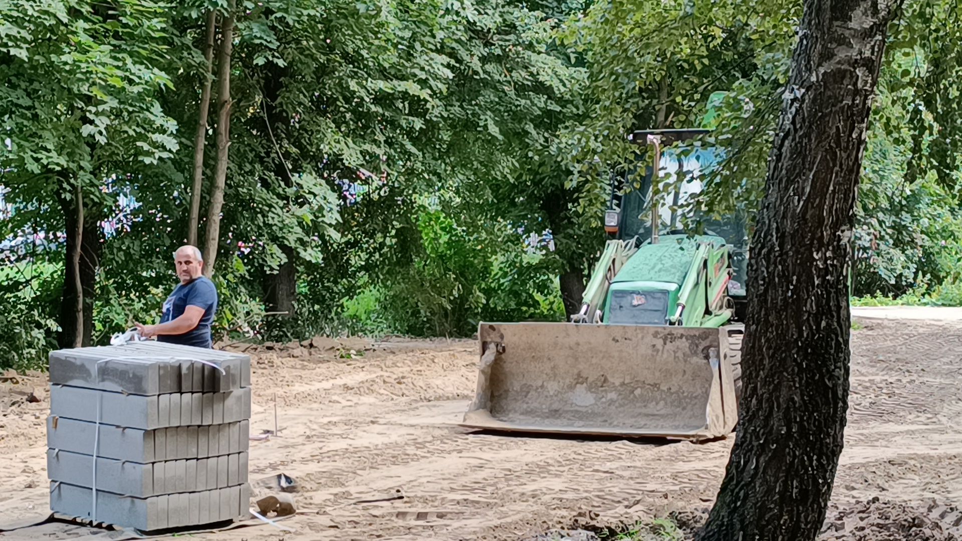 Лобня, благоустройство, сквер