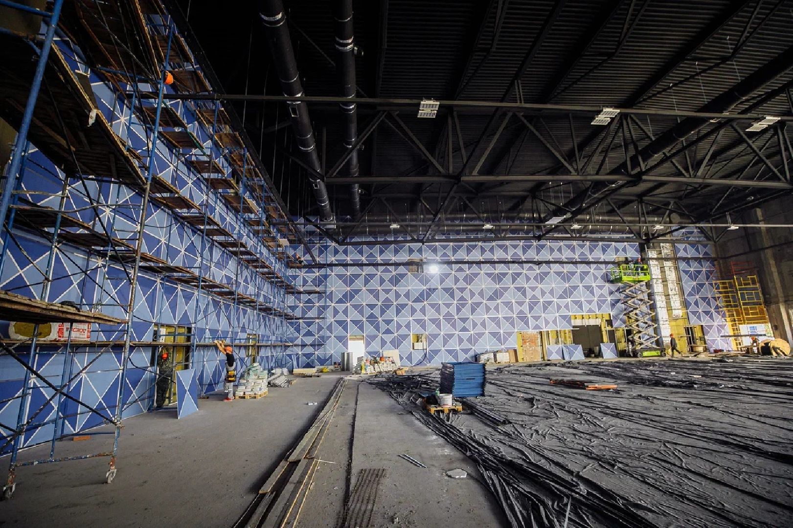 Строительство, ФОК, ледовая арена,