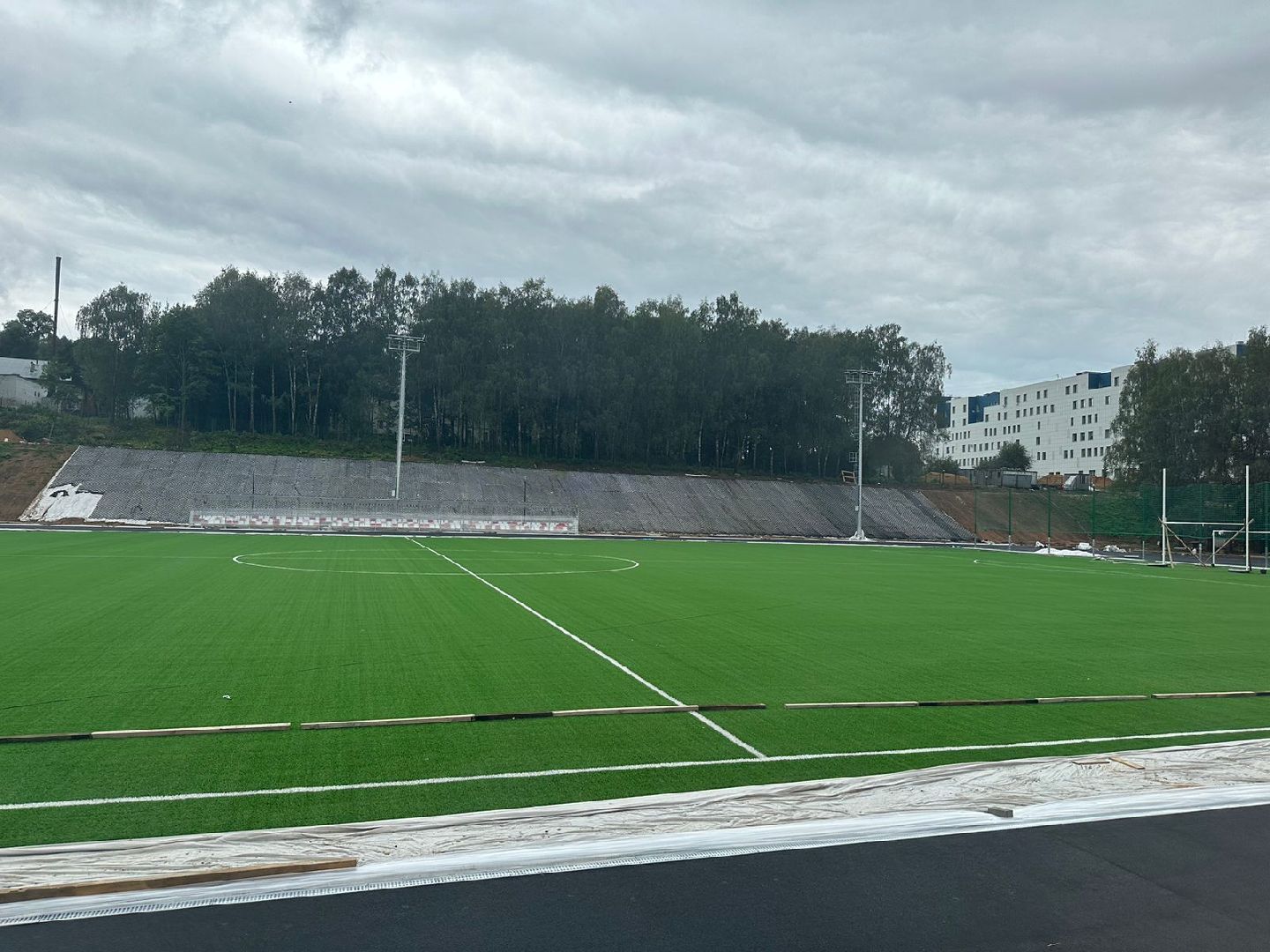 Строительство спортивного ядра, стадион в Наро-Фоминске, комплекс Трудовые резервы