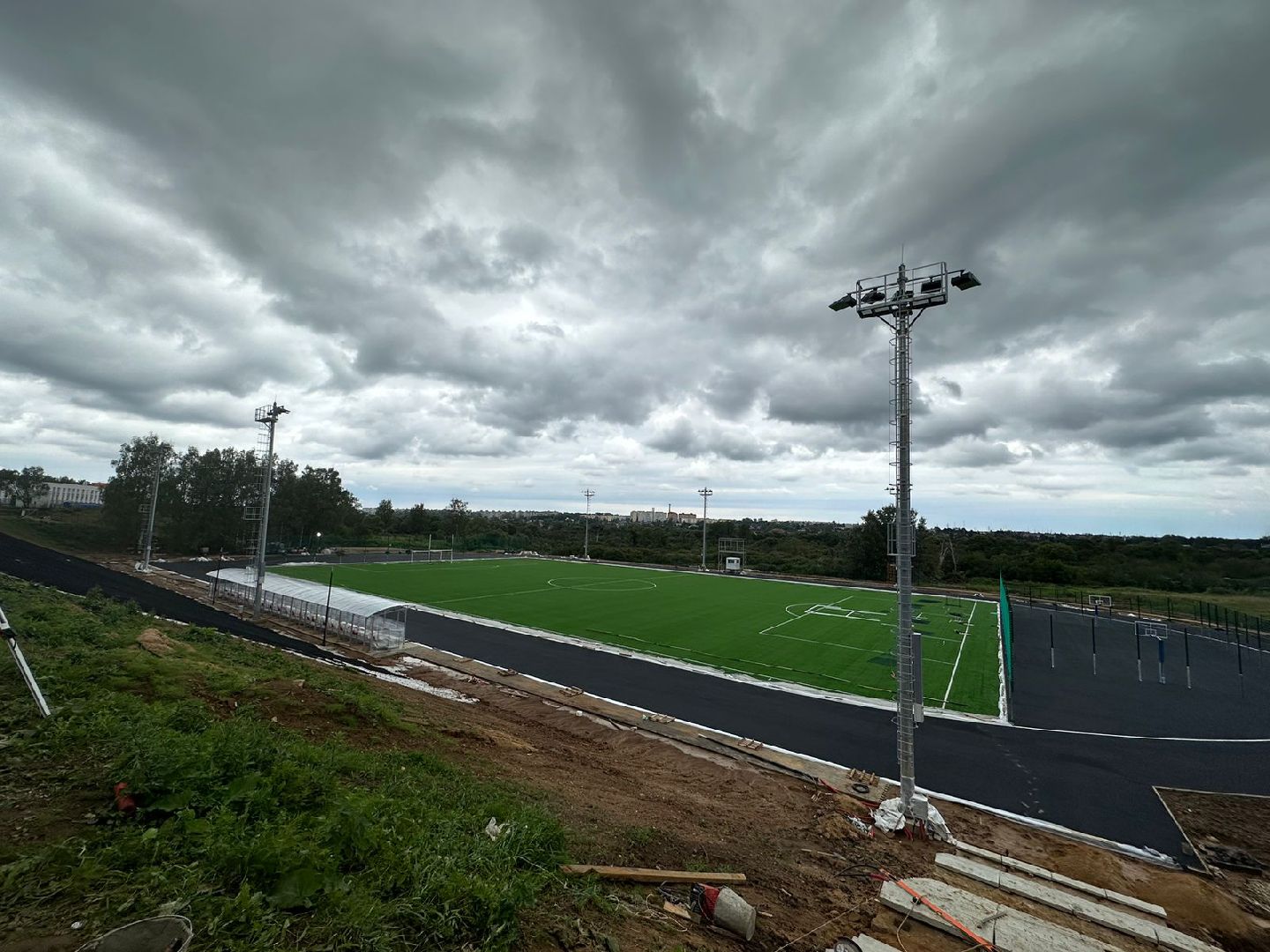 Строительство спортивного ядра, стадион в Наро-Фоминске, комплекс Трудовые резервы