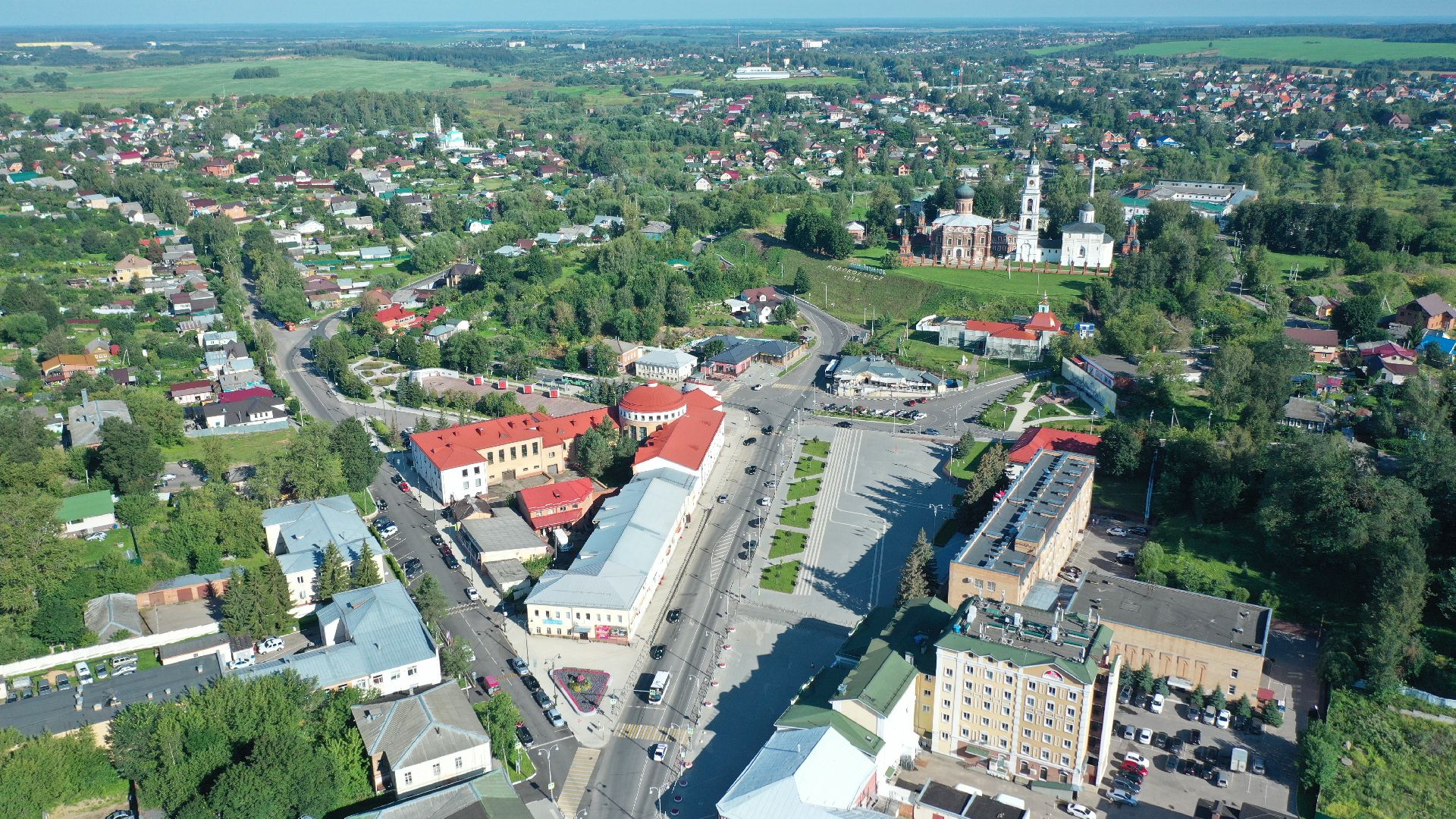 волоколамск, туризм,видео с коптера,