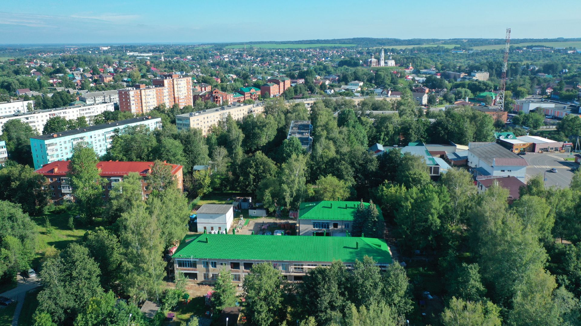 волоколамск, туризм,видео с коптера,