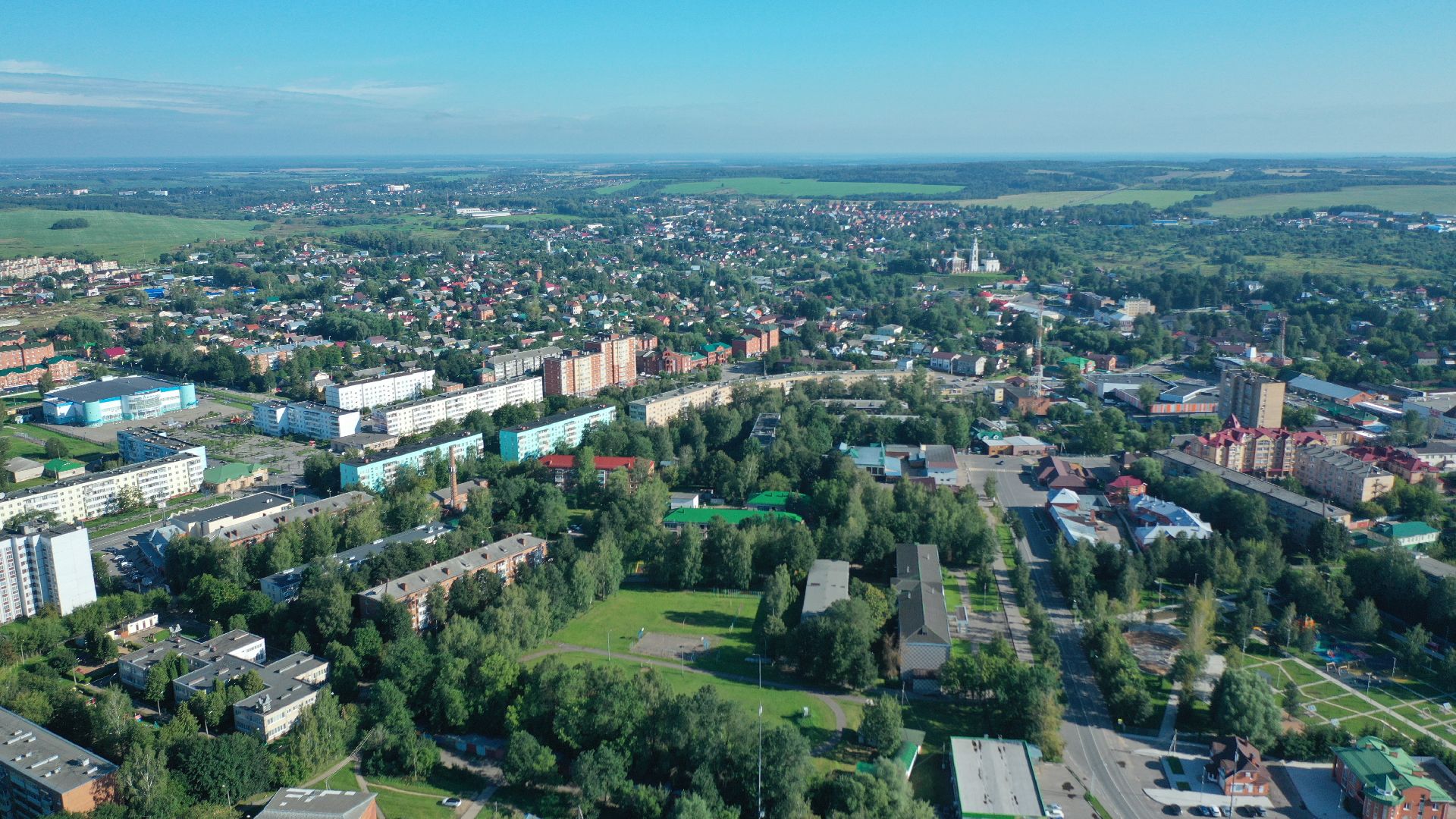 волоколамск, туризм,видео с коптера,