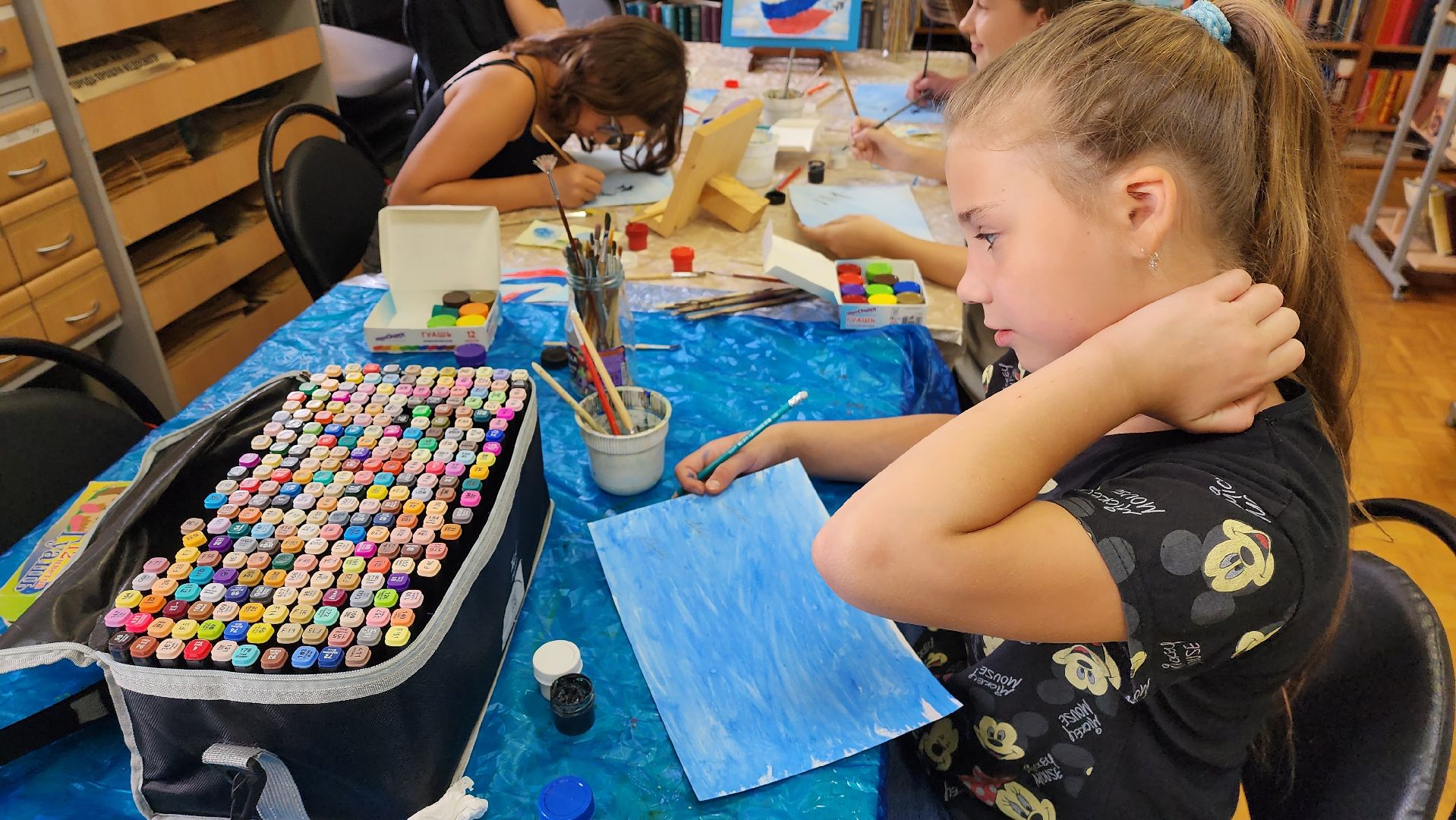 мастер-класс, рисование, триколор, Котельники