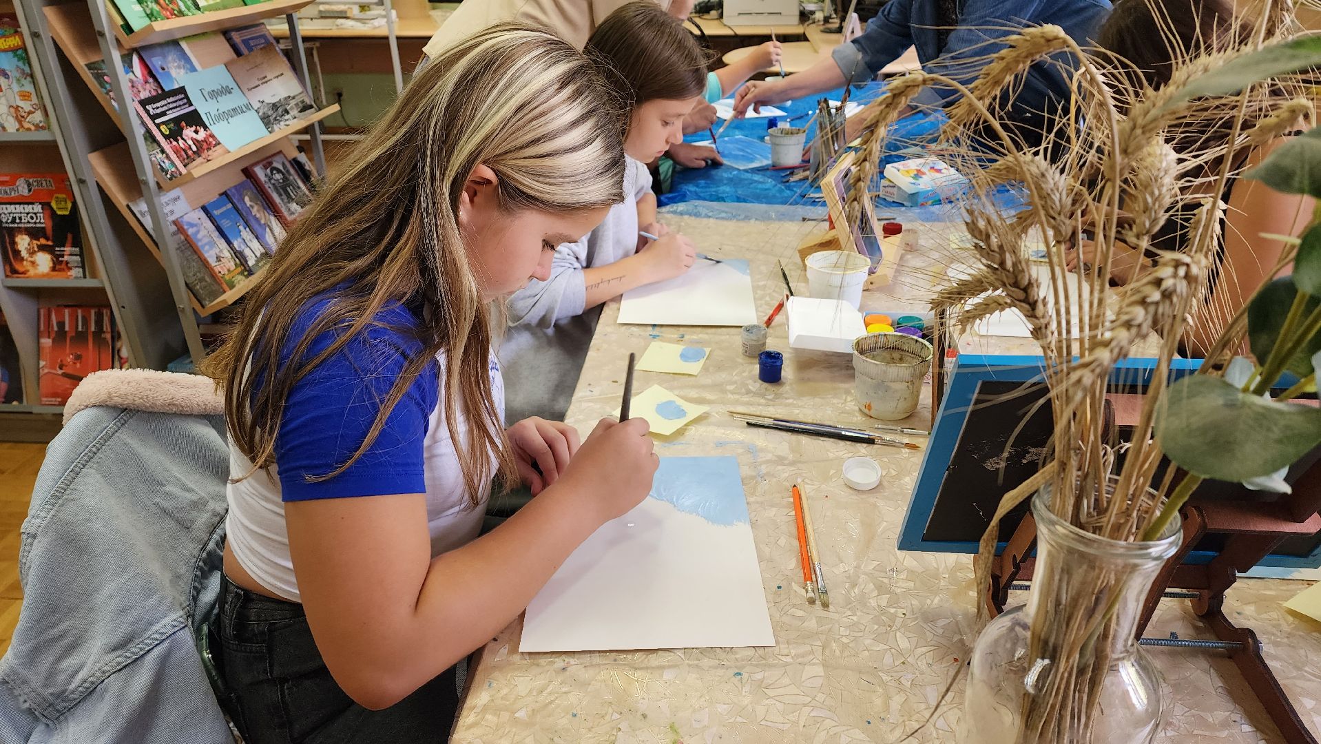 мастер-класс, рисование, триколор, Котельники