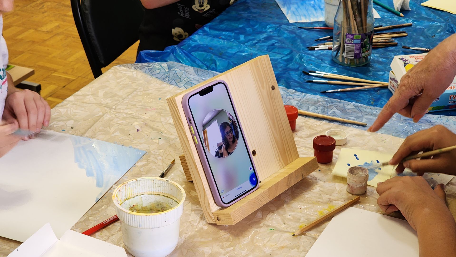 мастер-класс, рисование, триколор, Котельники