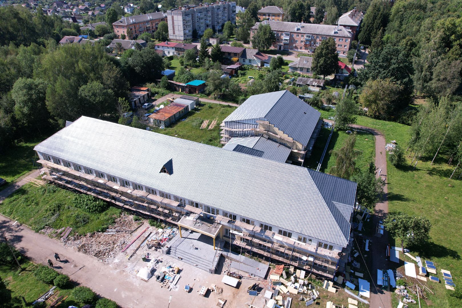 школа, истра,видео с коптера,