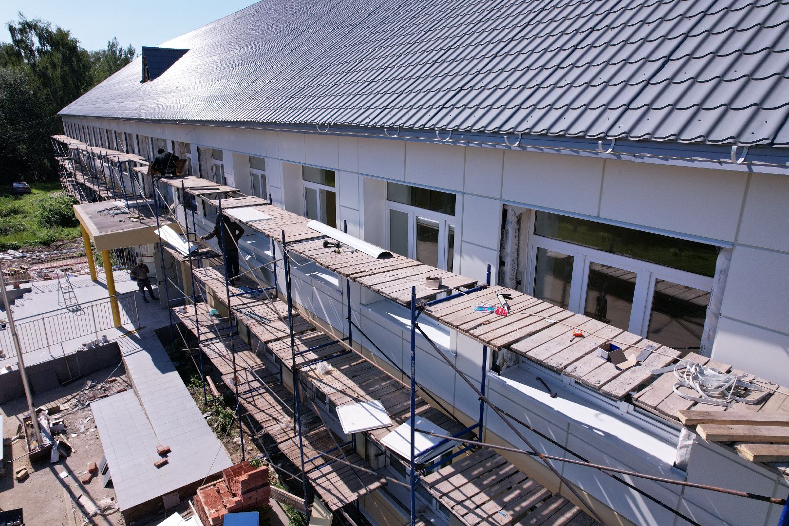 школа, истра,видео с коптера,