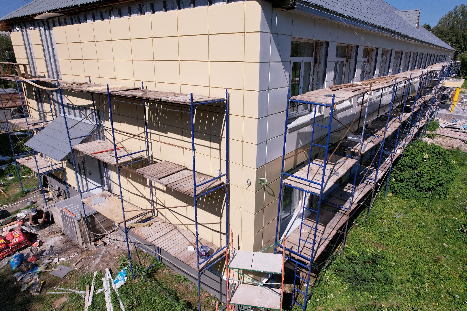 школа, истра,видео с коптера,