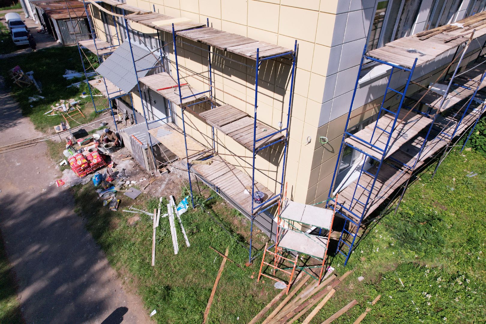 школа, истра,видео с коптера,