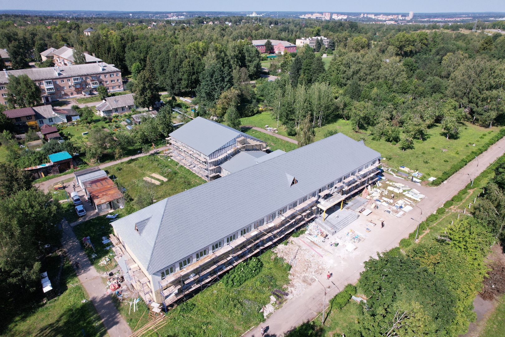 школа, истра,видео с коптера,