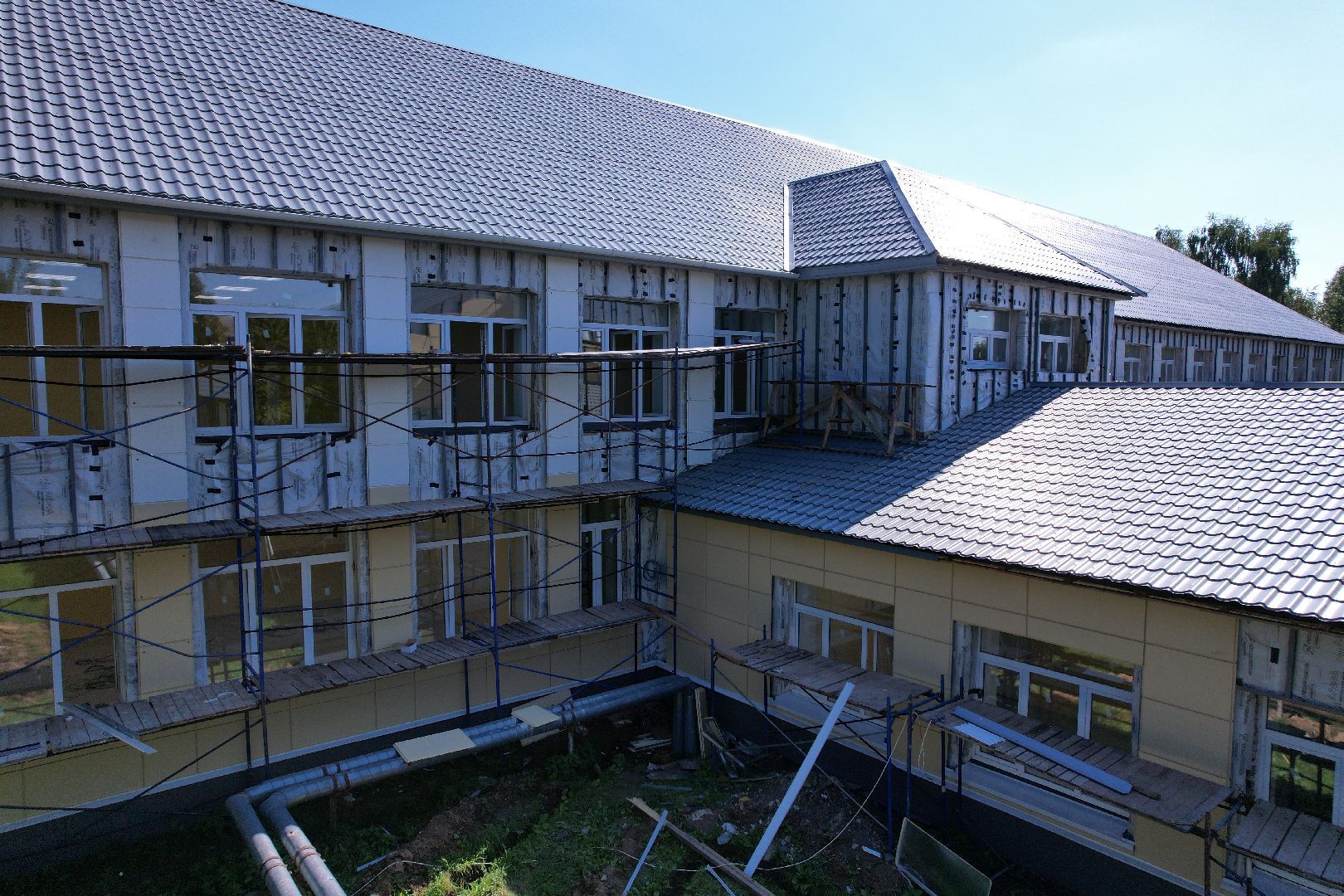 школа, истра,видео с коптера,