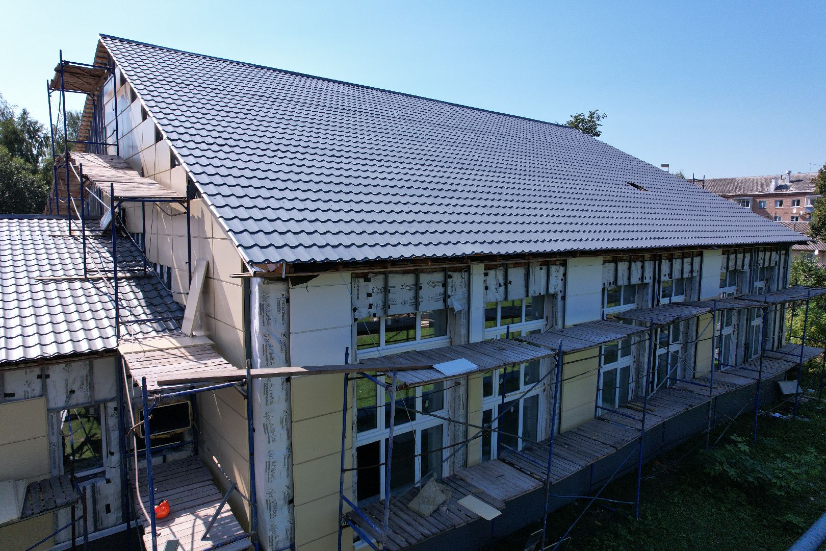 школа, истра,видео с коптера,