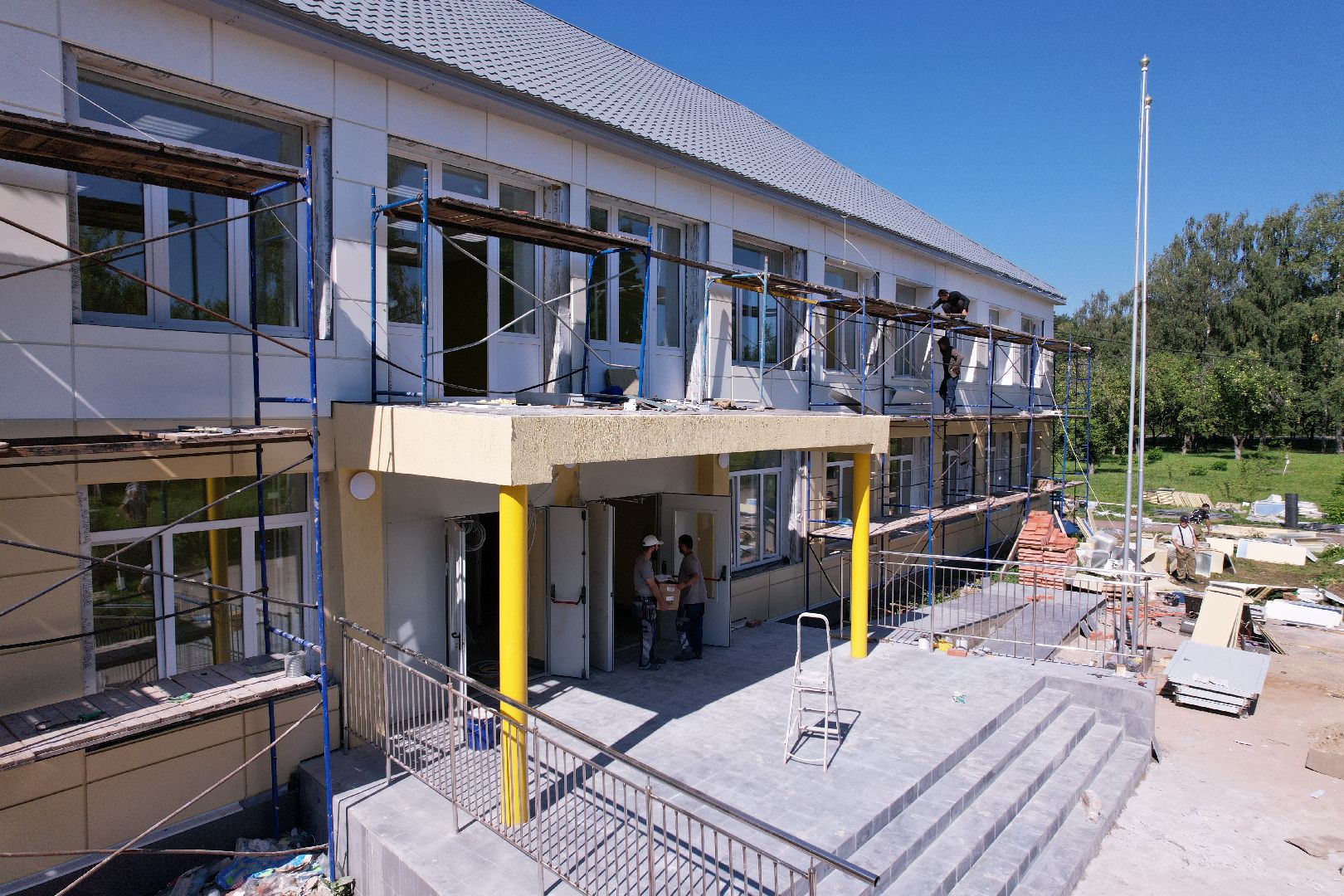 школа, истра,видео с коптера,