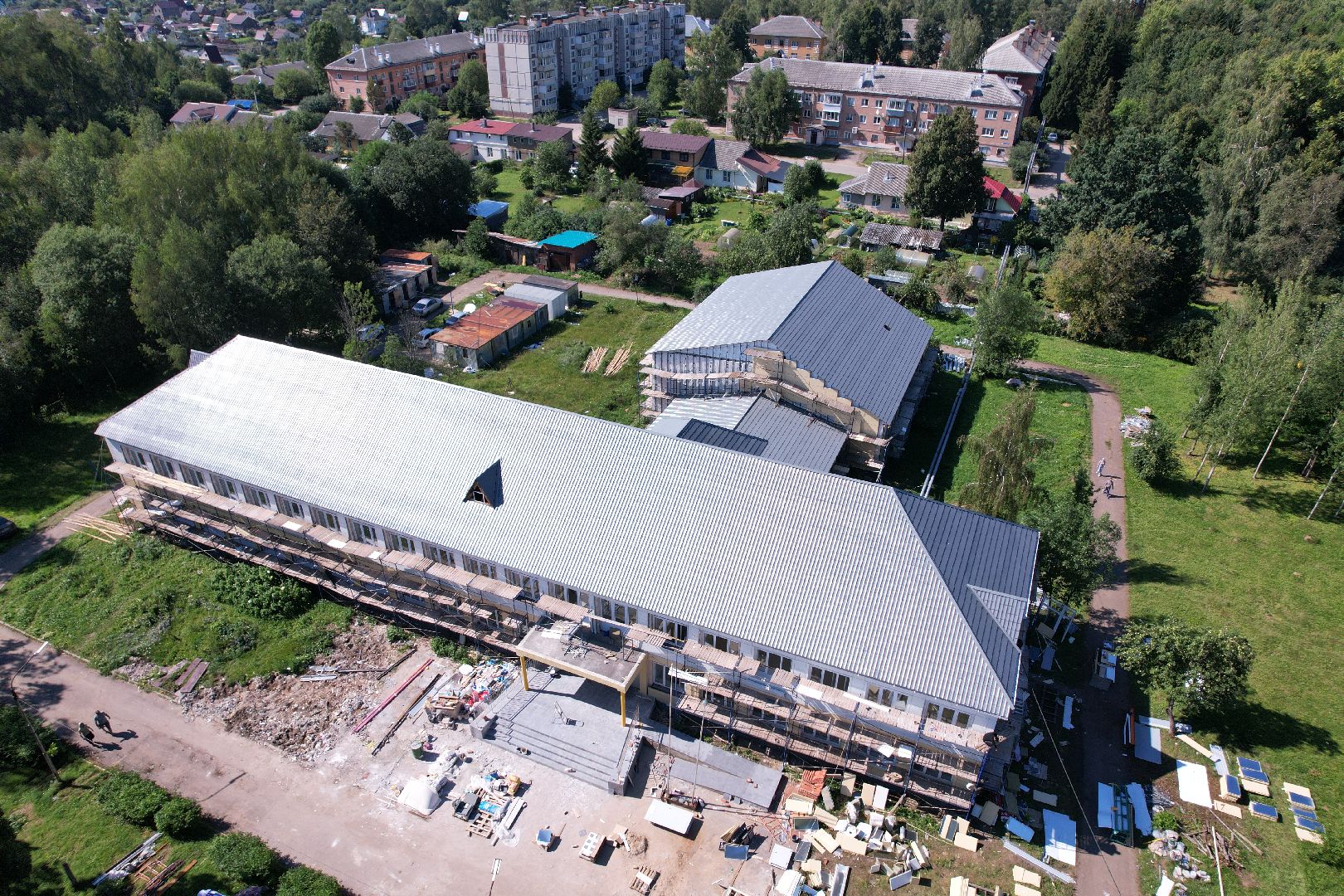 школа, истра,видео с коптера,